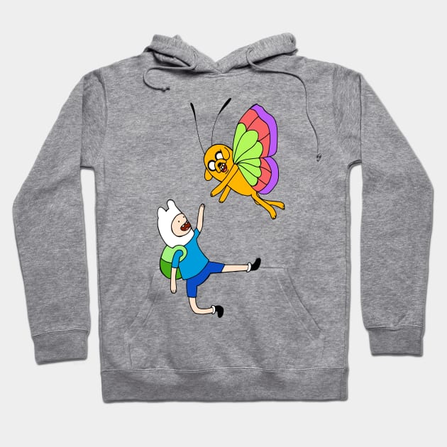 Adventure Time - Finn and Jake Hoodie by coloringiship